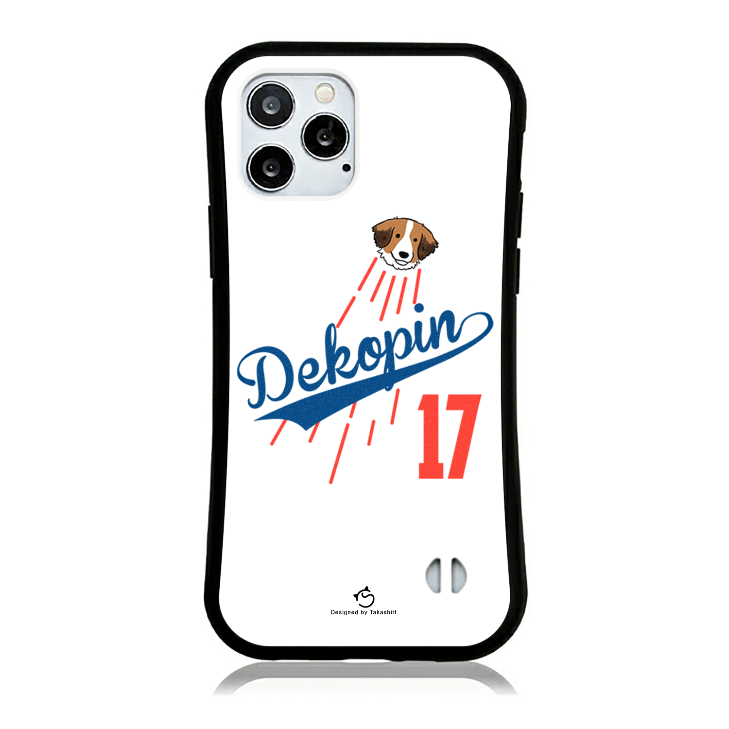 デコピン ケース いぬ 犬 コーイケルホンディエイラスト 大谷 Dekopin スマホ ケース iPhoneXR ケース iPhoneXS/X ケース  iPhoneSE3/SE2/8