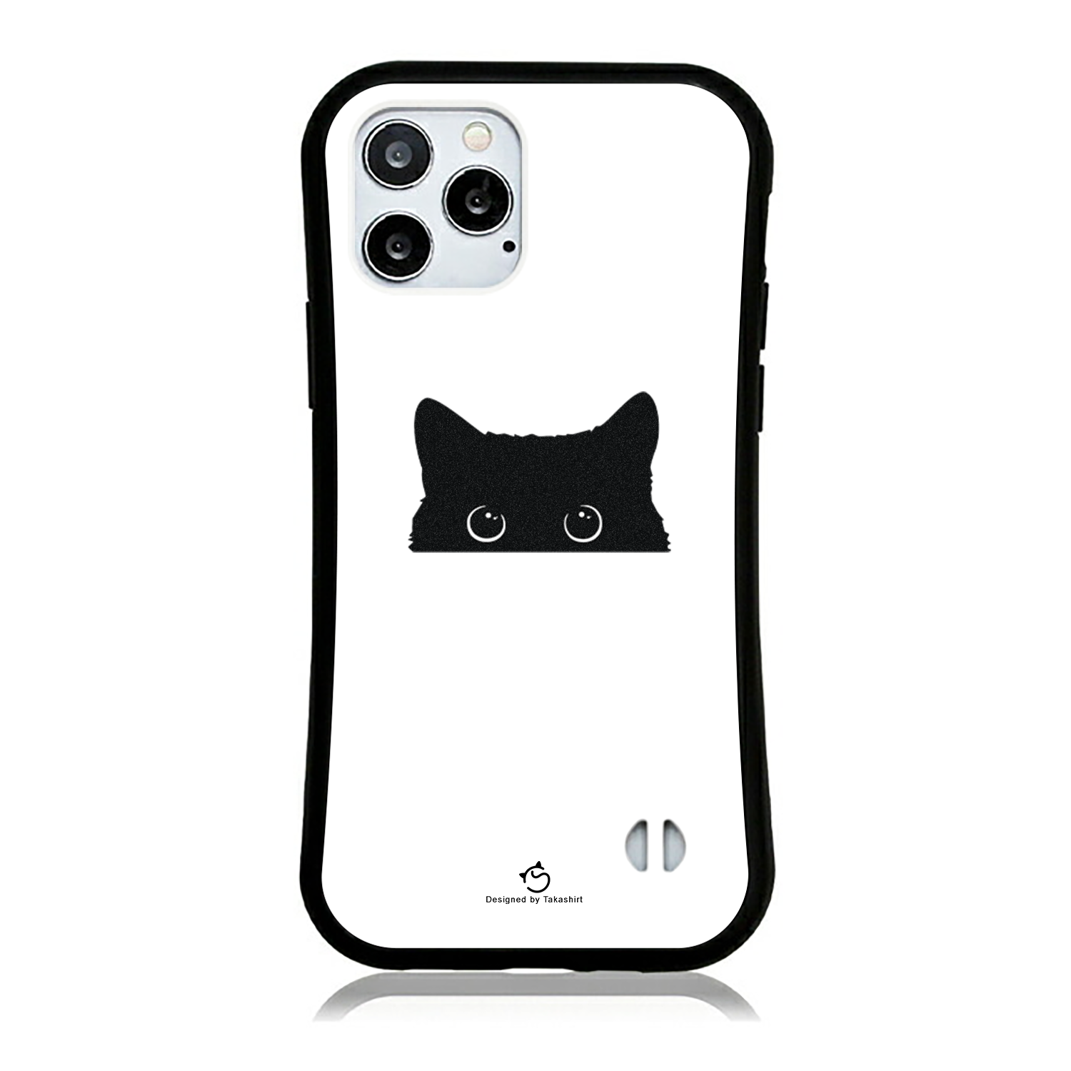 ケース ねこ 猫イラスト 可愛い黒い猫スマホ ケース iPhone14 ケース