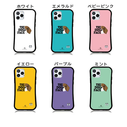 ケース いぬ 犬 イラスト  THE DOG FACE スマホ ケース iPhone8, SE2, SE3 ~ ケース iPhone16セリア