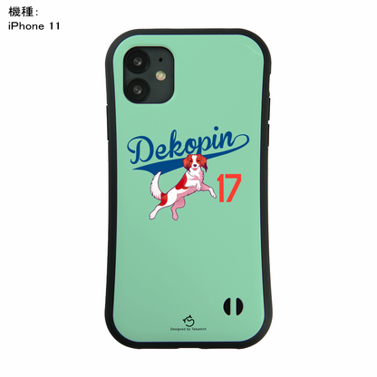 デコピン ケース いぬ 犬 コーイケルホンディエイラスト  Dekopin1  スマホ ケース iPhone8, SE2, SE3 ~ ケース iPhone16セリア