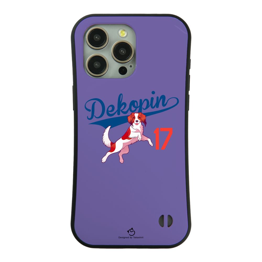 デコピン ケース いぬ 犬 コーイケルホンディエイラスト  Dekopin1  スマホ ケース iPhone8, SE2, SE3 ~ ケース iPhone16セリア