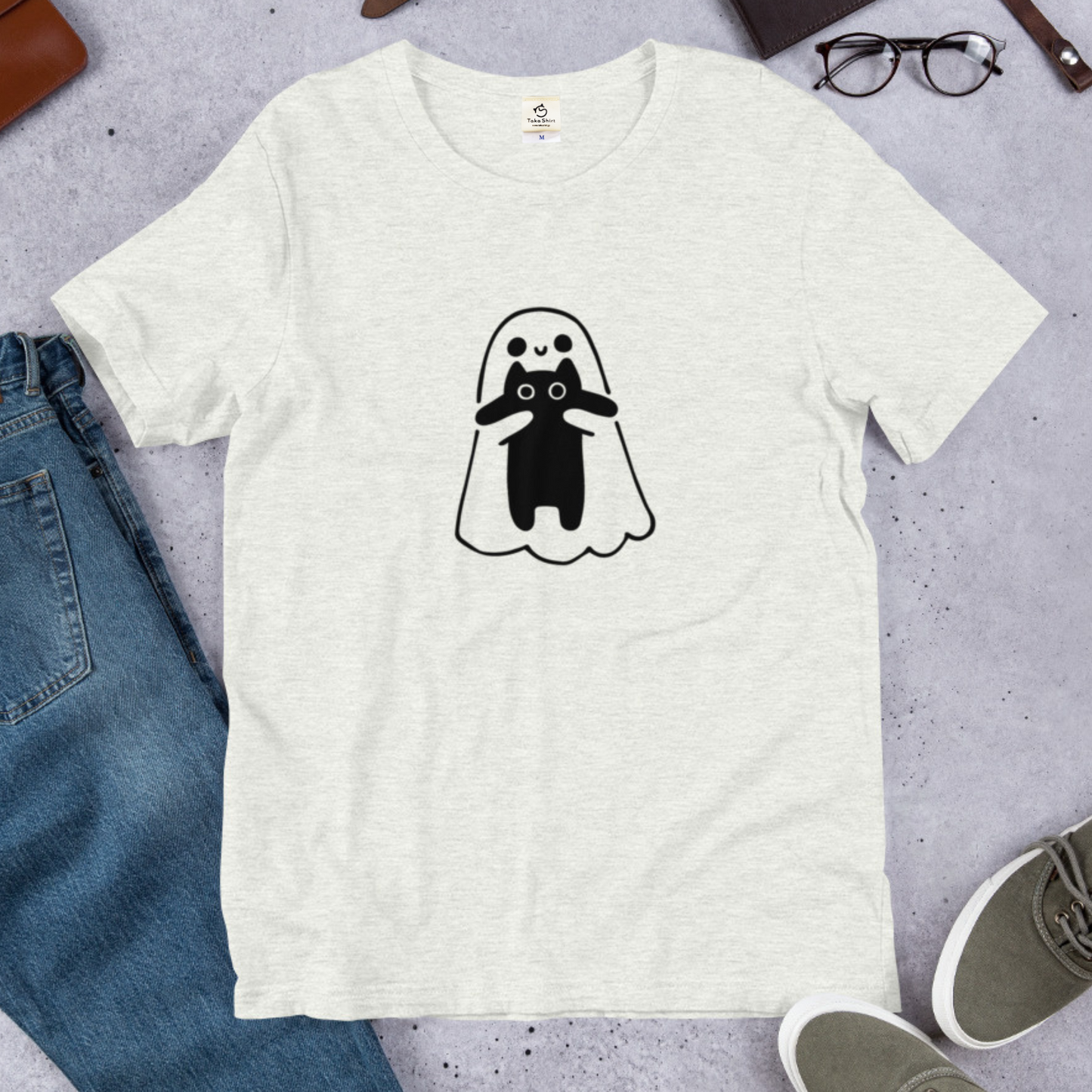 猫tシャツ ねこ 猫イラスト おもしろ tシャツ かわいい ハロウィン｜アダルト&キッズサイズ