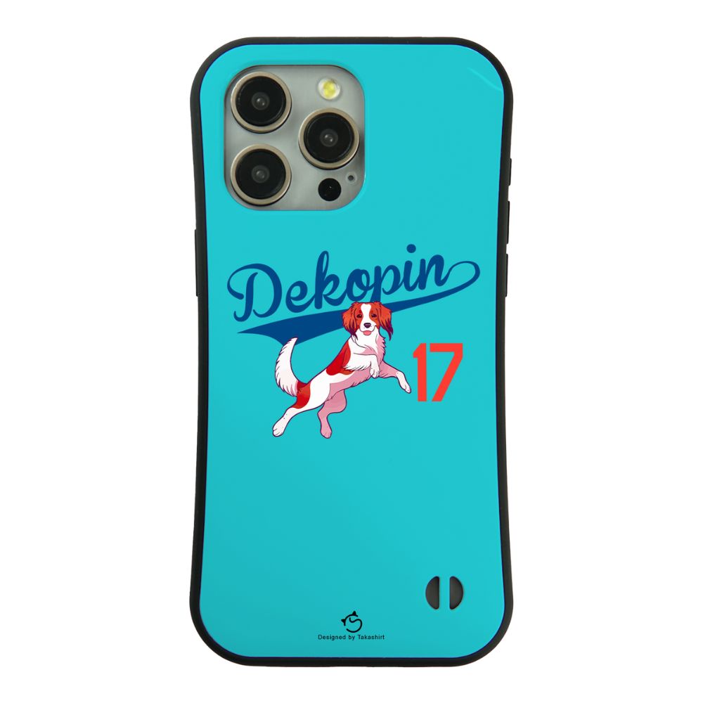 デコピン ケース いぬ 犬 コーイケルホンディエイラスト  Dekopin1  スマホ ケース iPhone8, SE2, SE3 ~ ケース iPhone16セリア