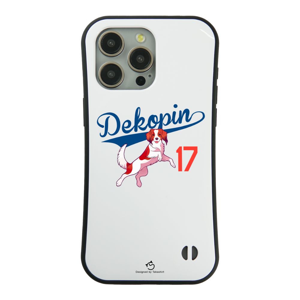 デコピン ケース いぬ 犬 コーイケルホンディエイラスト  Dekopin1  スマホ ケース iPhone8, SE2, SE3 ~ ケース iPhone16セリア