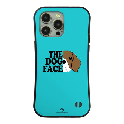 ケース いぬ 犬 イラスト  THE DOG FACE スマホ ケース iPhone8, SE2, SE3 ~ ケース iPhone16セリア