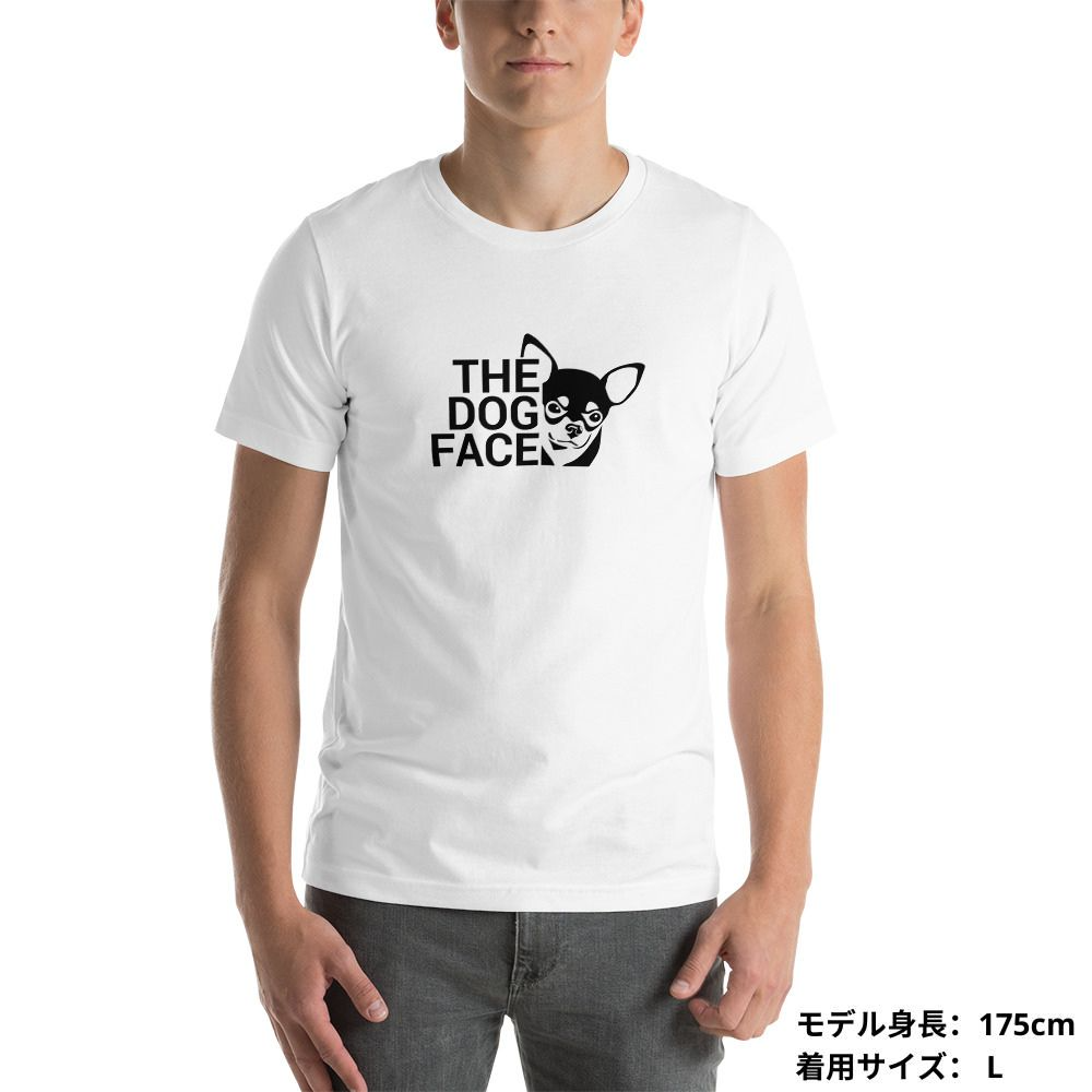 犬 tシャツ 犬イラスト チワワ THE DOG FACE ｜アダルト&キッズサイズ