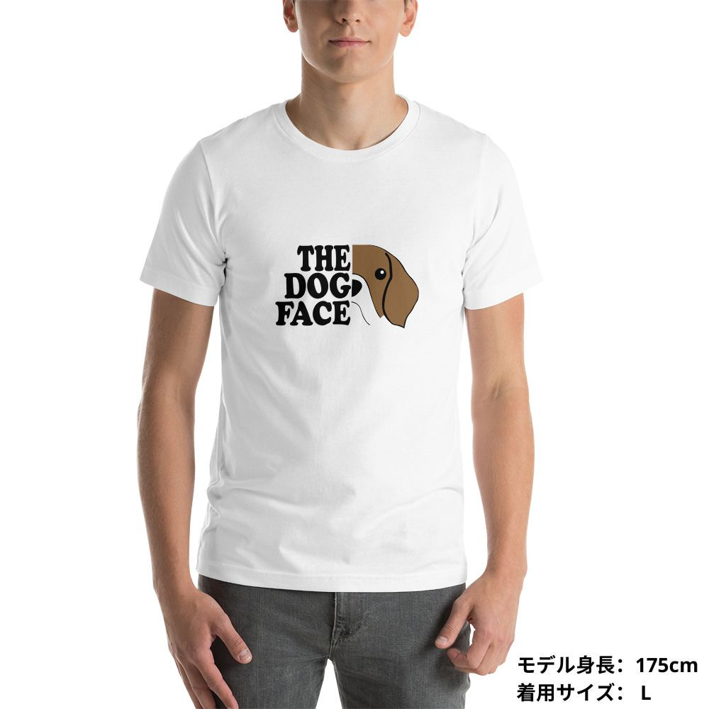 犬 tシャツ 犬イラスト THE DOG FACE ｜アダルト&キッズサイズ