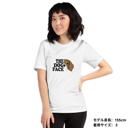 犬 tシャツ 犬イラスト THE DOG FACE ｜アダルト&キッズサイズ