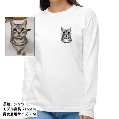 【名入れ＆写真入れ】うちの子 オリジナＴシャツ ル アート写真プリント お誕生日 クリスマス 母の日プレゼント ペット猫 犬 名入れ