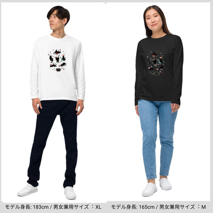 【クリスマス限定商品】猫 ロン t 猫 長袖 t シャツ ねこ 猫イラスト 猫クリスマス