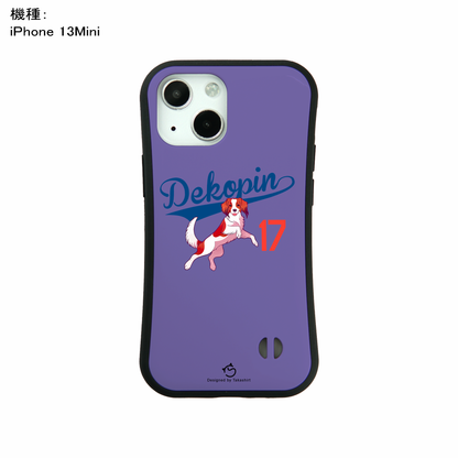 デコピン ケース いぬ 犬 コーイケルホンディエイラスト  Dekopin1  スマホ ケース iPhone8, SE2, SE3 ~ ケース iPhone16セリア