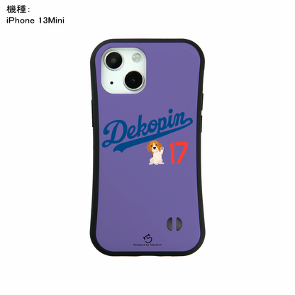 デコピン ケース いぬ 犬 コーイケルホンディエイラスト  Dekopin3スマホ ケース iPhone8, SE2, SE3 ~ ケース iPhone16セリア