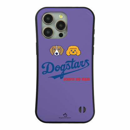 デコピン ケース いぬ 犬 コーイケルホンディエイラスト  Dekopin4スマホ ケース iPhone8, SE2, SE3 ~ ケース iPhone16セリア