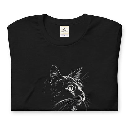 猫tシャツ ねこ 猫イラスト  可愛い猫 猫の光と影シリーズ｜アダルト&キッズサイズ【6種類デザインあり】