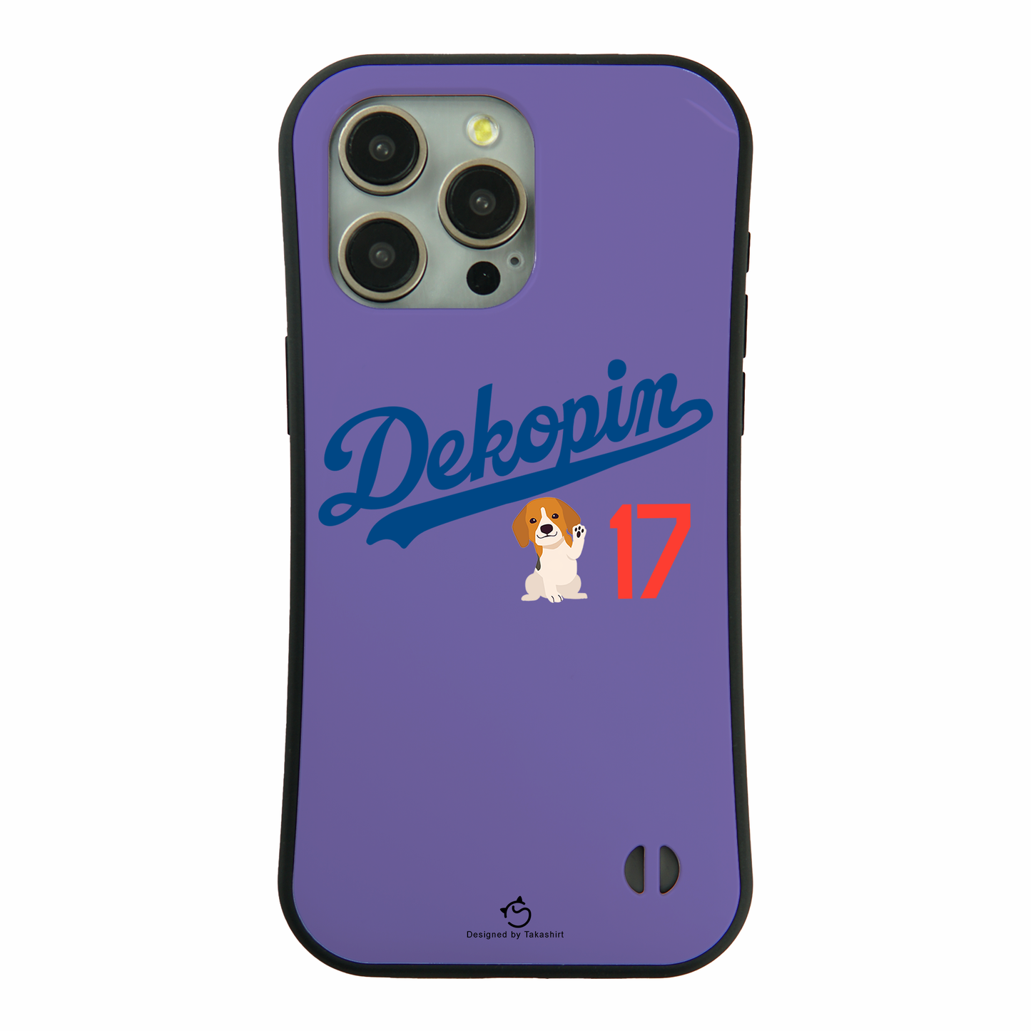 デコピン ケース いぬ 犬 コーイケルホンディエイラスト  Dekopin3スマホ ケース iPhone8, SE2, SE3 ~ ケース iPhone16セリア