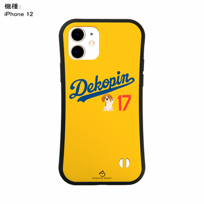 デコピン ケース いぬ 犬 コーイケルホンディエイラスト  Dekopin3スマホ ケース iPhone8, SE2, SE3 ~ ケース iPhone16セリア