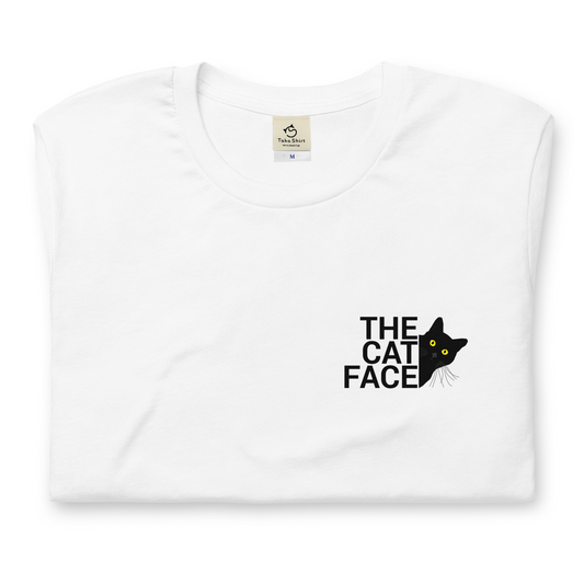 猫tシャツ ねこ 猫イラスト The cat face2｜アダルト&キッズサイズ