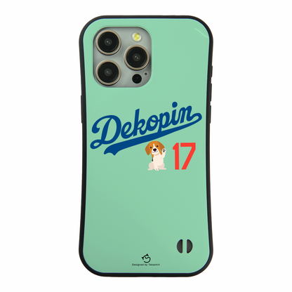 デコピン ケース いぬ 犬 コーイケルホンディエイラスト  Dekopin3スマホ ケース iPhone8, SE2, SE3 ~ ケース iPhone16セリア