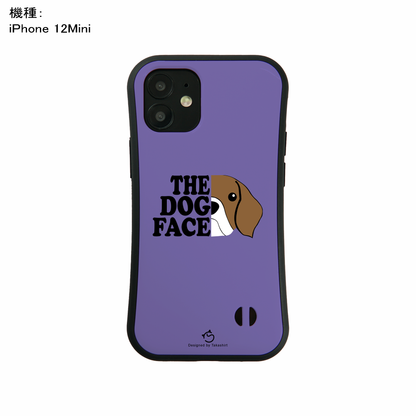 ケース いぬ 犬 イラスト  THE DOG FACE スマホ ケース iPhone8, SE2, SE3 ~ ケース iPhone16セリア