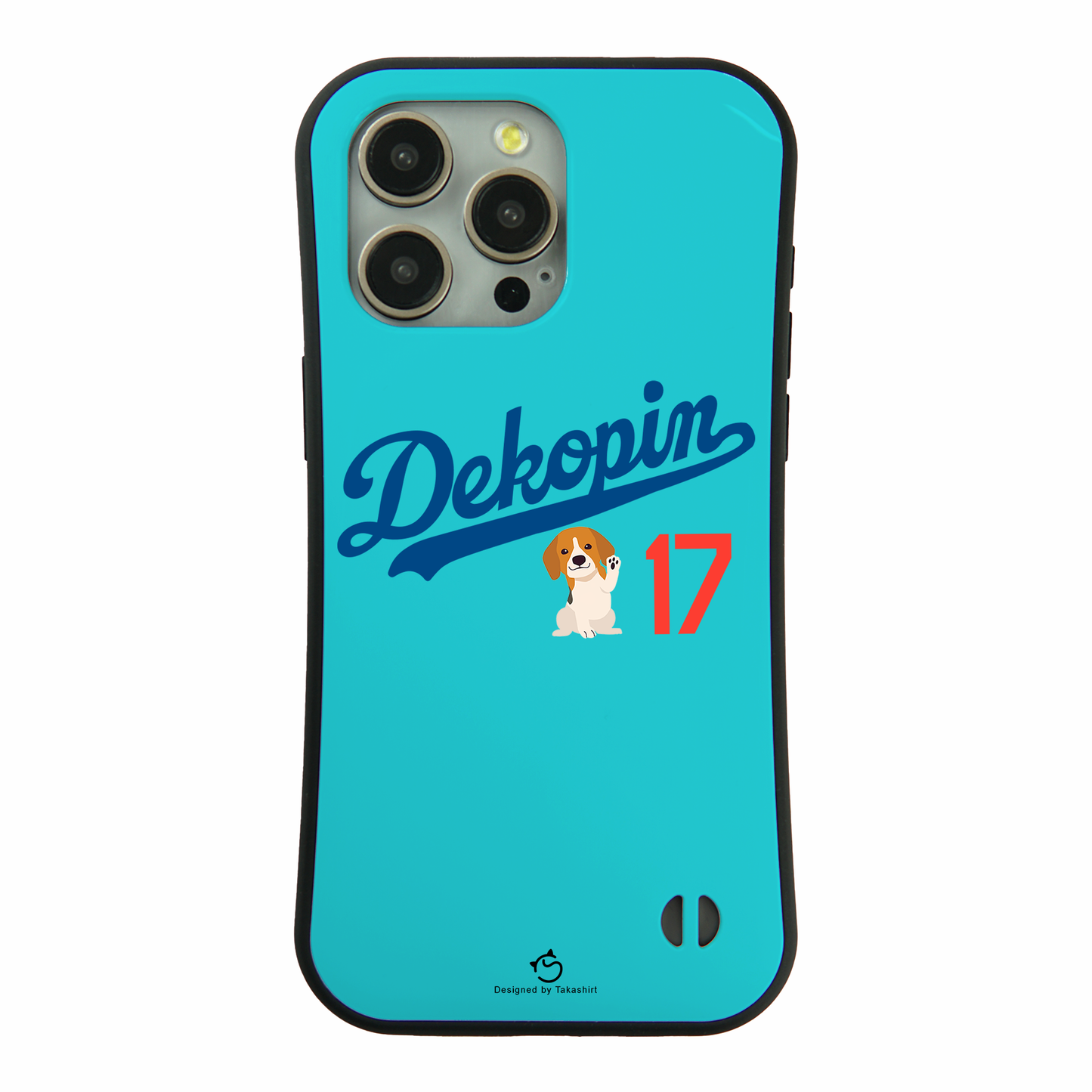 デコピン ケース いぬ 犬 コーイケルホンディエイラスト  Dekopin3スマホ ケース iPhone8, SE2, SE3 ~ ケース iPhone16セリア