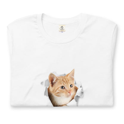 猫tシャツ ねこ 猫イラスト3D CAT 6  可愛い｜アダルト&キッズサイズ