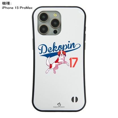 デコピン ケース いぬ 犬 コーイケルホンディエイラスト  Dekopin1  スマホ ケース iPhone8, SE2, SE3 ~ ケース iPhone16セリア