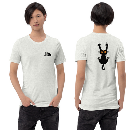 猫tシャツ ねこ かわいい猫イラスト｜フロント&バックプリント｜アダルト&キッズサイズ