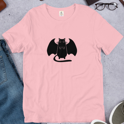 猫tシャツ ねこ 猫イラスト おもしろ tシャツ かわいい ハロウィン｜アダルト&キッズサイズ