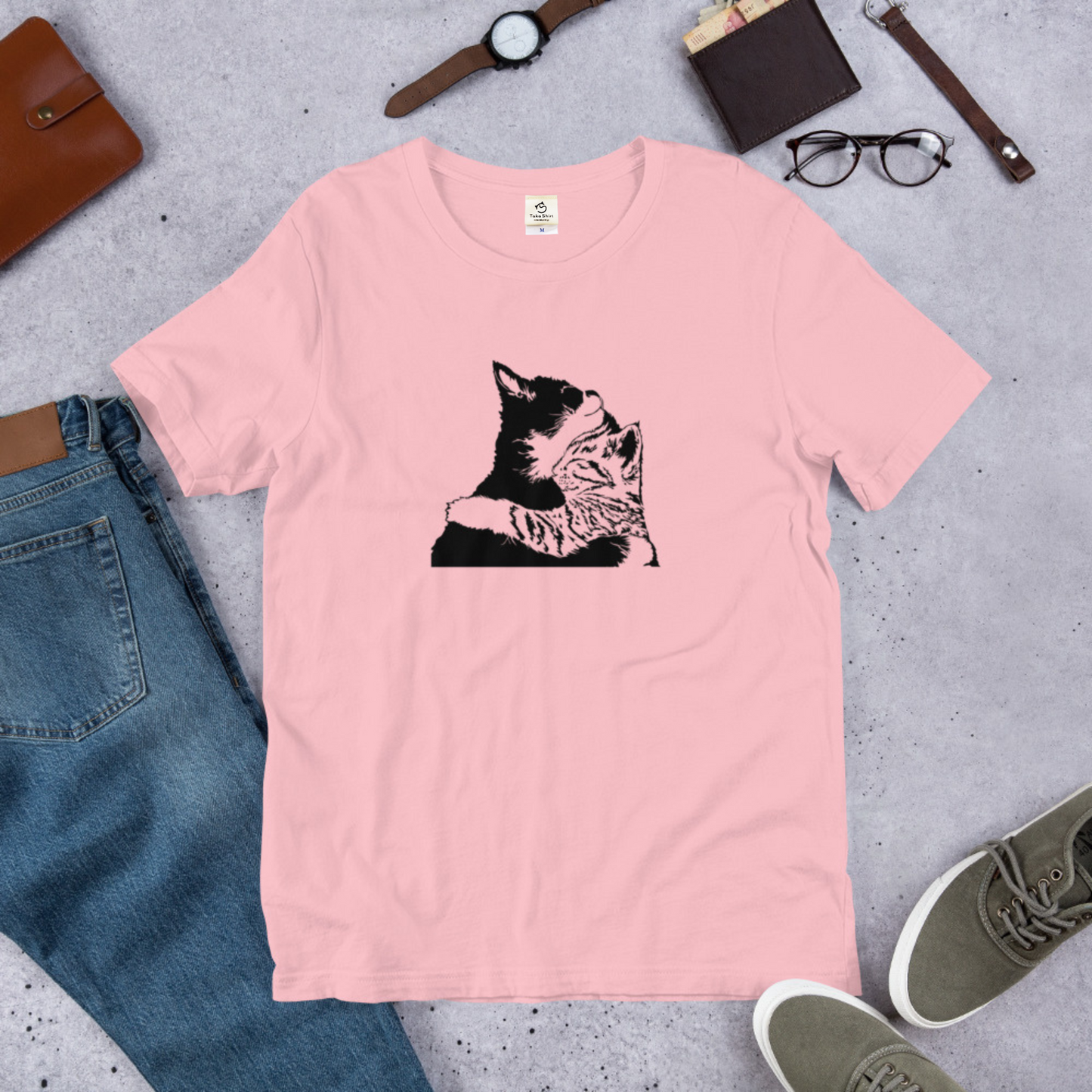 猫tシャツ ねこ 猫イラスト｜アダルト&キッズサイズ