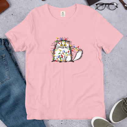 【クリスマス限定商品】猫tシャツ ねこ 猫イラスト 猫クリスマス