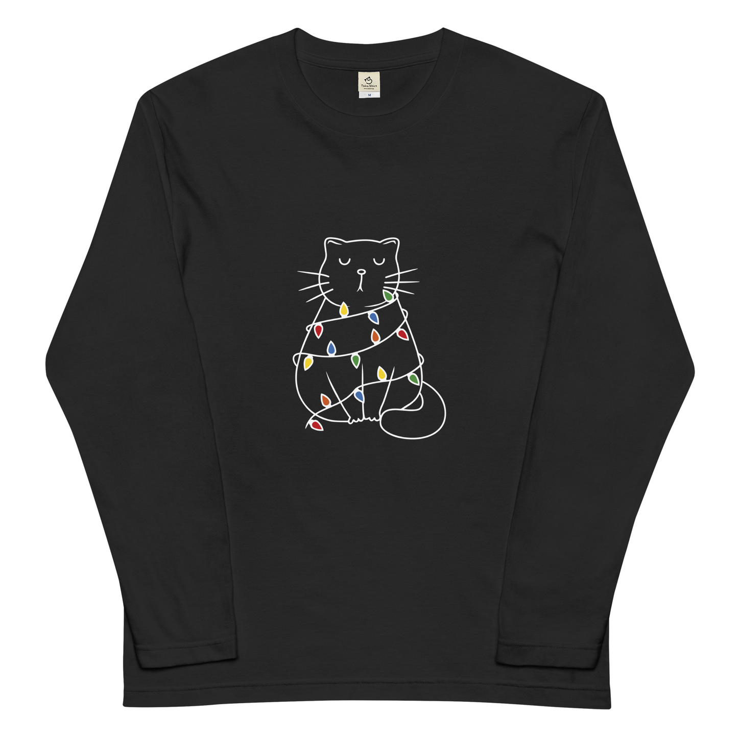 【クリスマス限定商品】猫 ロン t 猫 長袖 t シャツ ねこ 猫イラスト 猫クリスマス