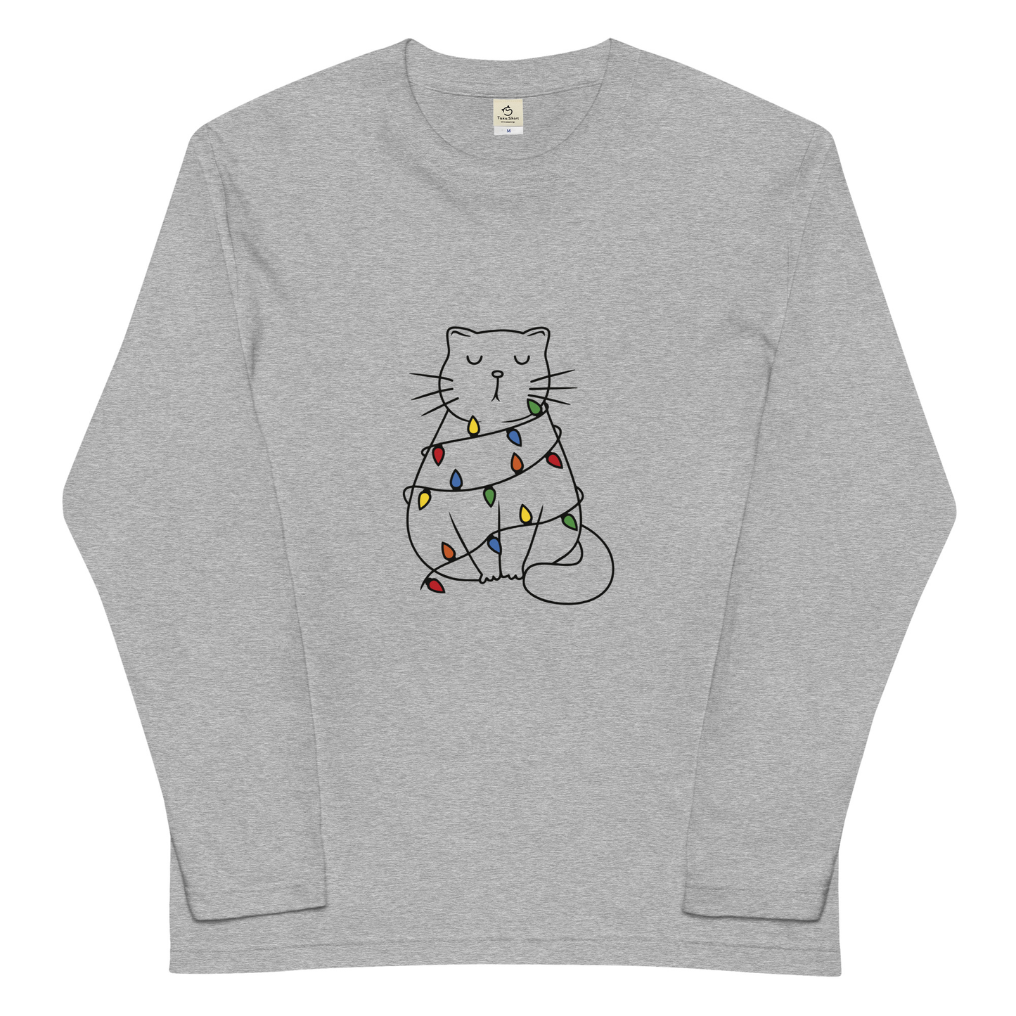 【クリスマス限定商品】猫 ロン t 猫 長袖 t シャツ ねこ 猫イラスト 猫クリスマス