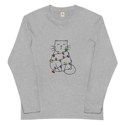 【クリスマス限定商品】猫 ロン t 猫 長袖 t シャツ ねこ 猫イラスト 猫クリスマス