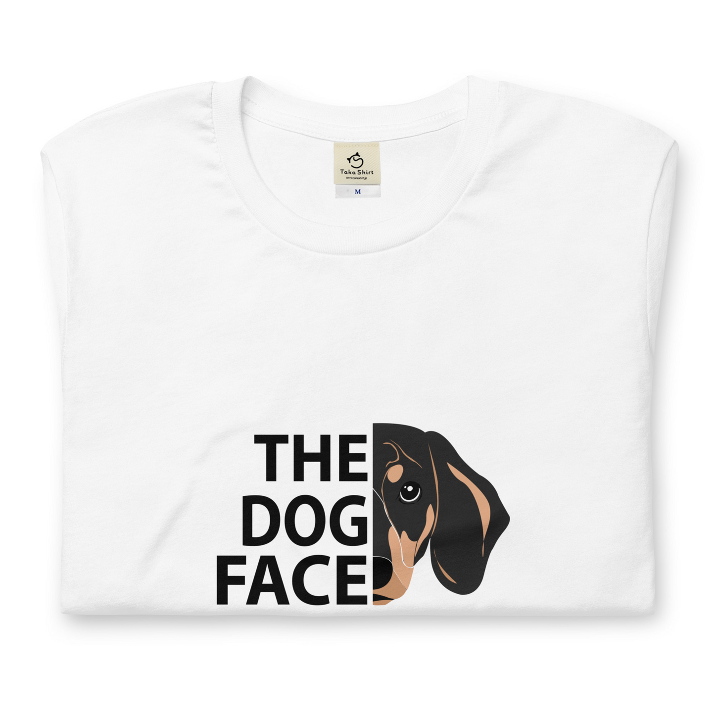 Tシャツ/カットソー(半袖/袖なし)THE DOG ダックスフンド アート フォト プリント Tシャツ XL 白 犬