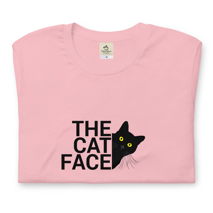 猫tシャツ ねこ 猫イラスト おもしろ tシャツ かわいい THE CAT FACE2｜アダルト&キッズサイズ