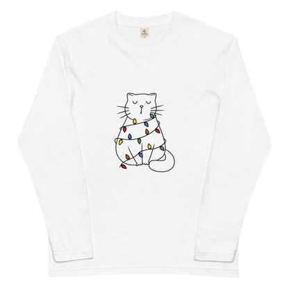 【クリスマス限定商品】猫 ロン t 猫 長袖 t シャツ ねこ 猫イラスト 猫クリスマス