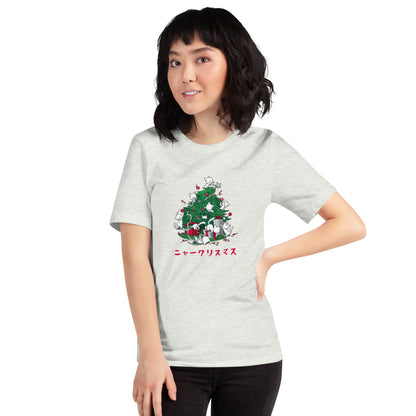 【クリスマス限定商品】猫tシャツ ねこ 猫イラスト 猫クリスマス