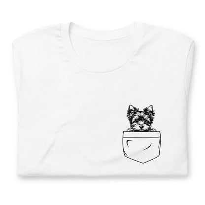 犬 tシャツ 犬イラスト 犬ヨークシャー｜アダルト&キッズサイズ