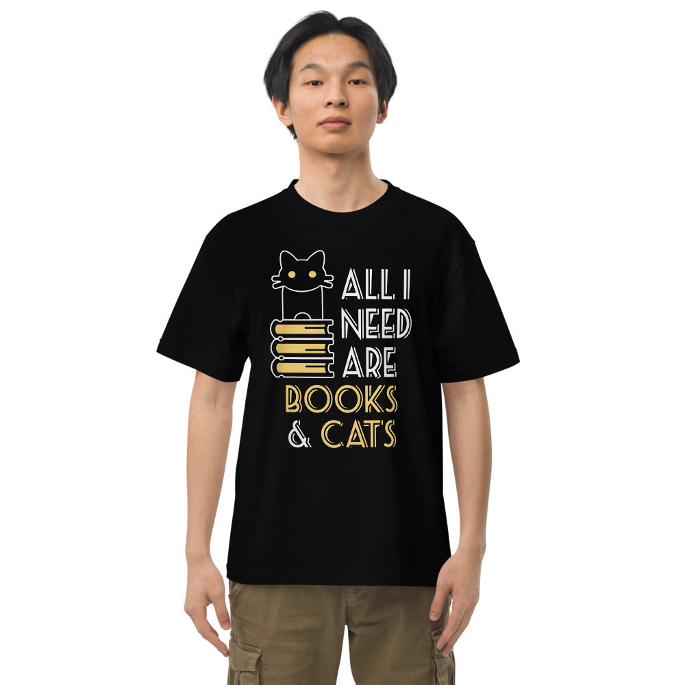 猫tシャツ ねこ 猫イラスト All I Need Are Books And Cats